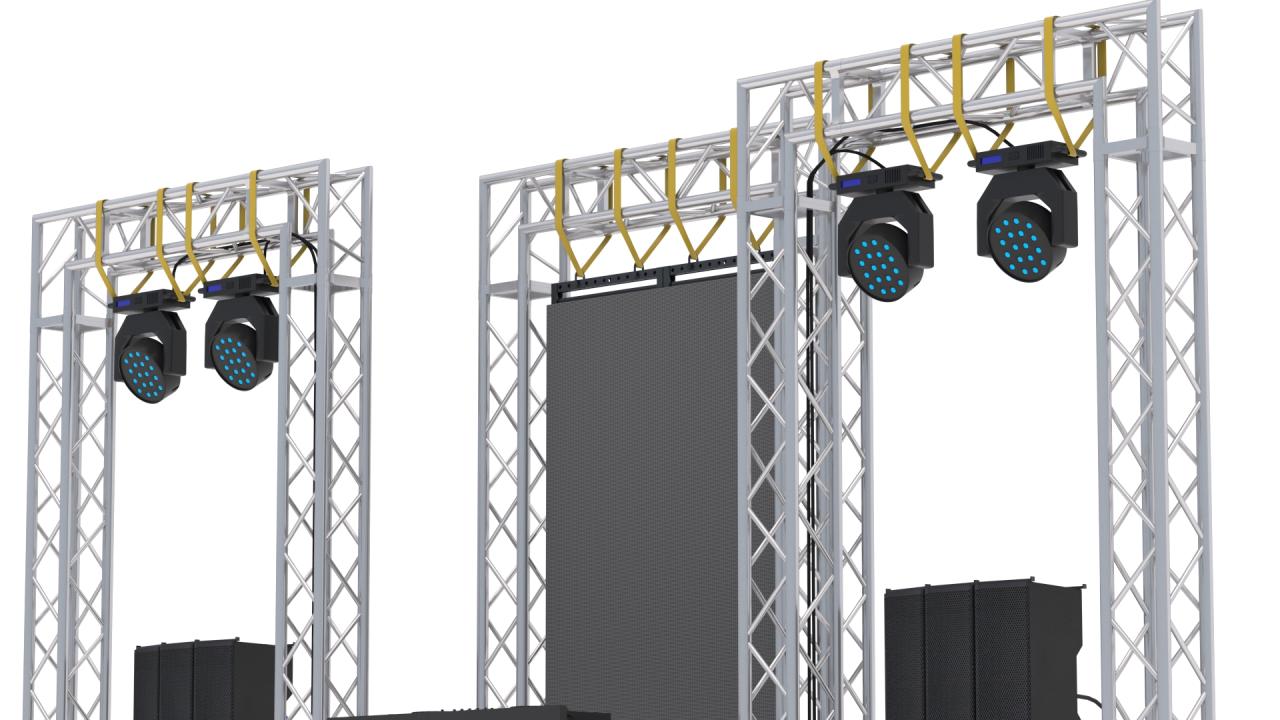 Dj Booth Stage 3d models