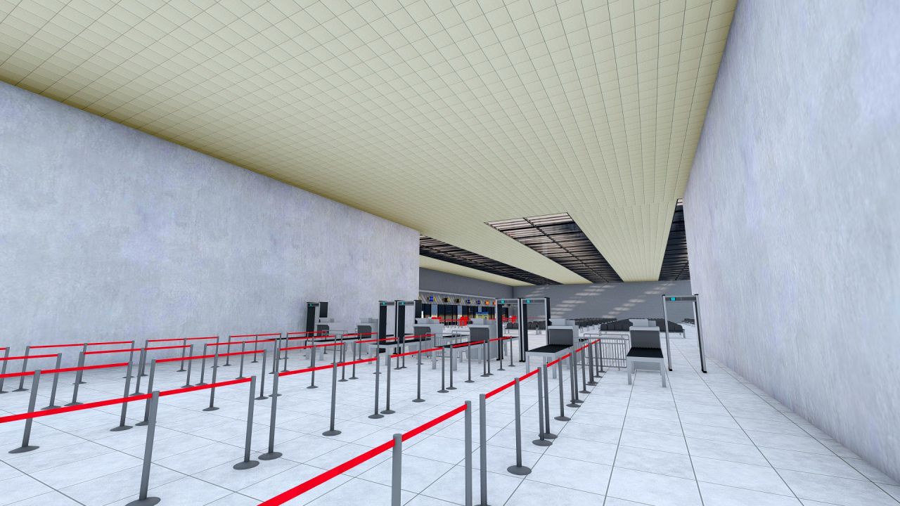 Airport Collection with Interior 3d models