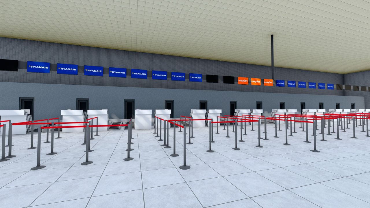 Airport Collection with Interior 3d models