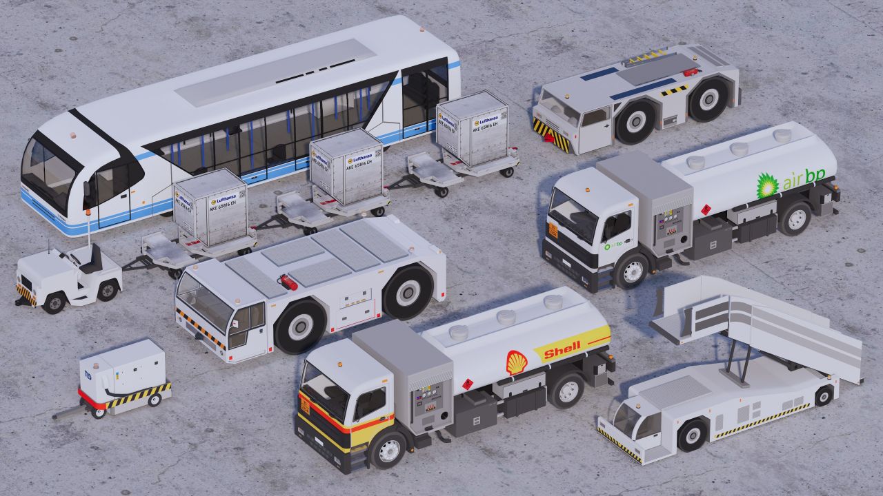 Airport Collection with Interior 3d models