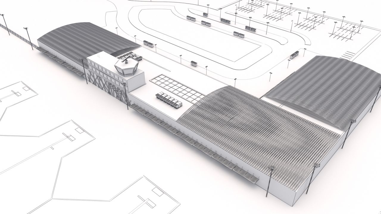Airport Collection with Interior 3d models