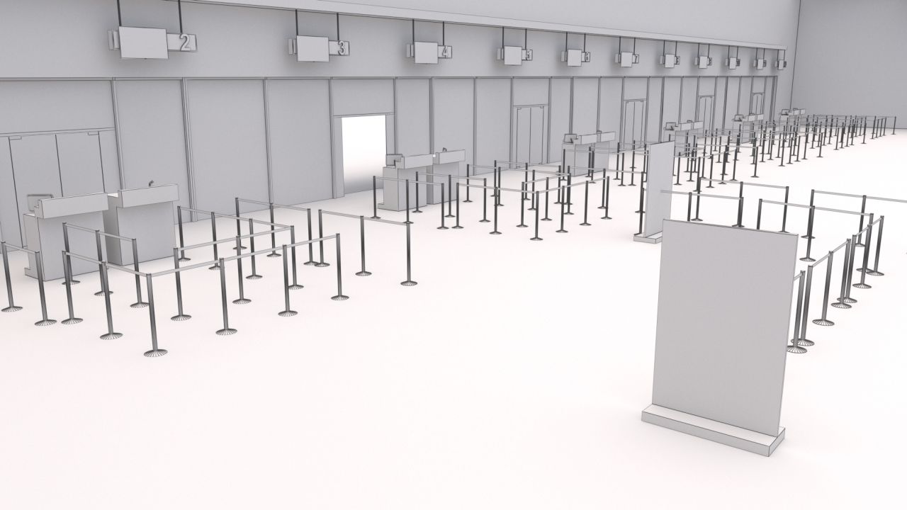 Airport Collection with Interior 3d models