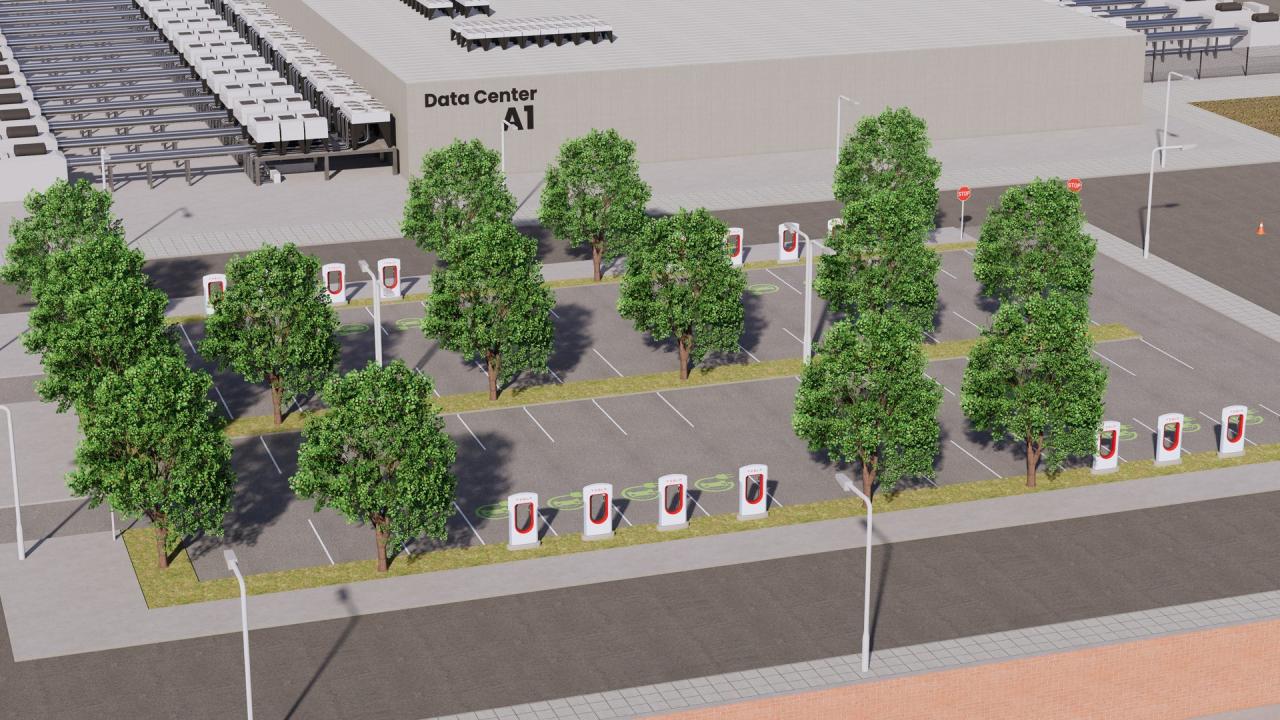Aws Amazon Data Center Building with Interior 3d models