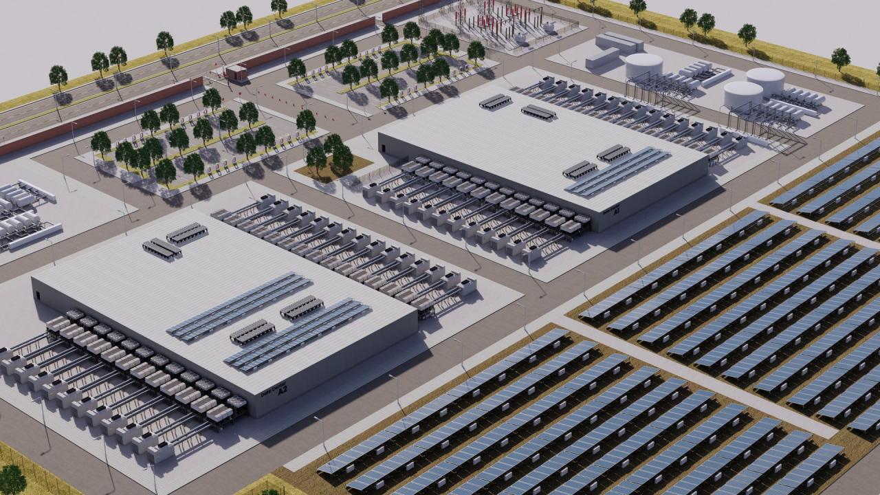 Google Data Center Building with Interior 3d models