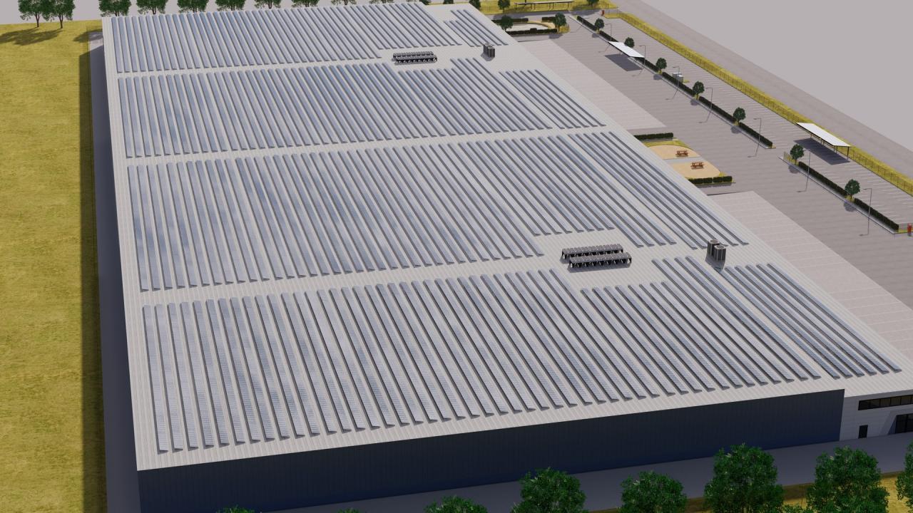 Tesla Giga Factory 3d models