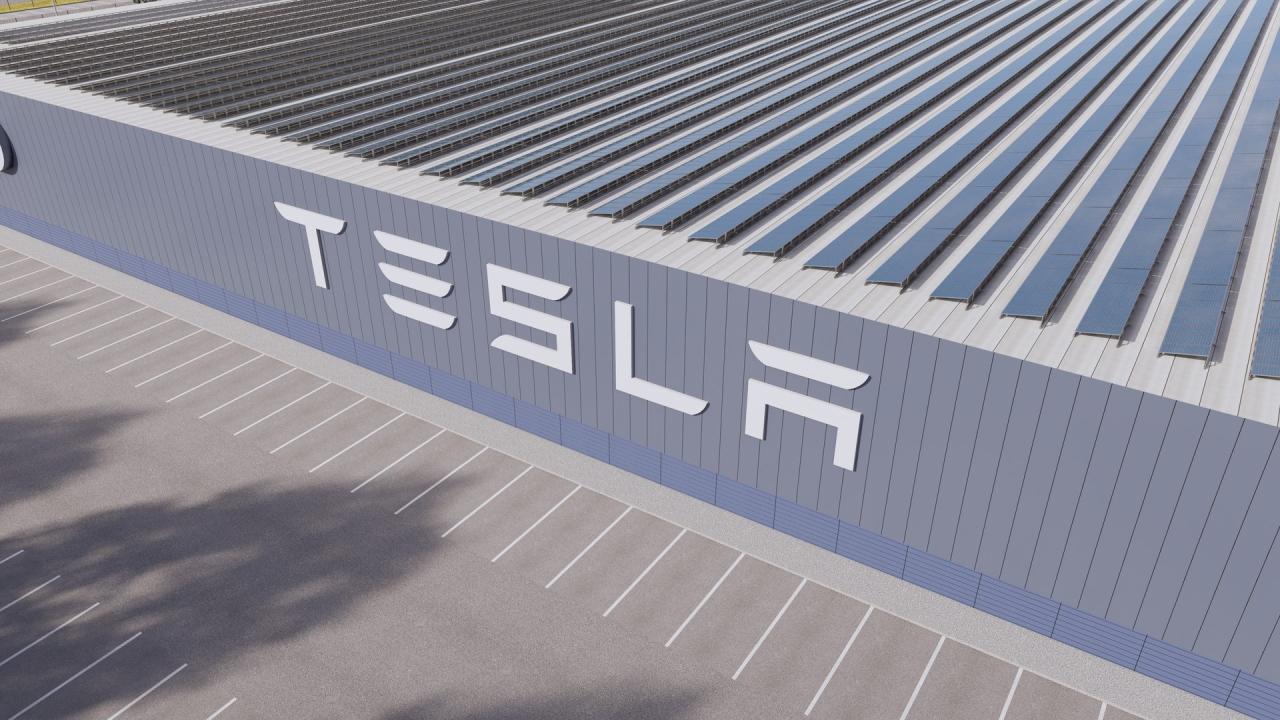 Tesla Giga Factory 3d models