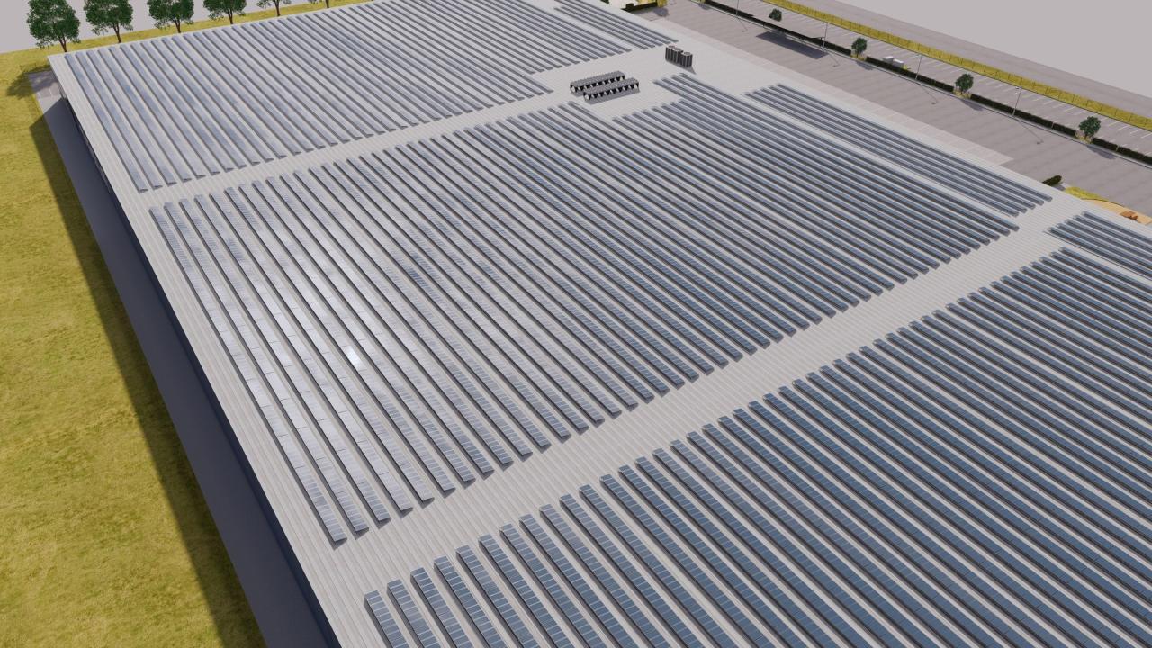 Tesla Giga Factory 3d models
