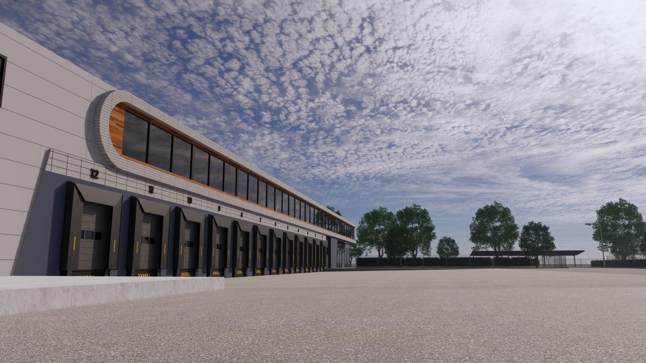 Tesla Giga Factory 3d models