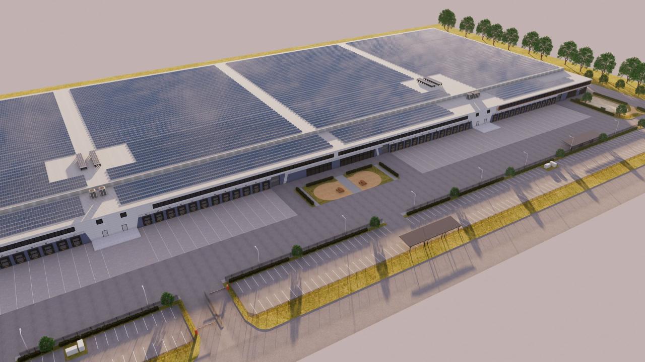 Tesla Giga Factory 3d models