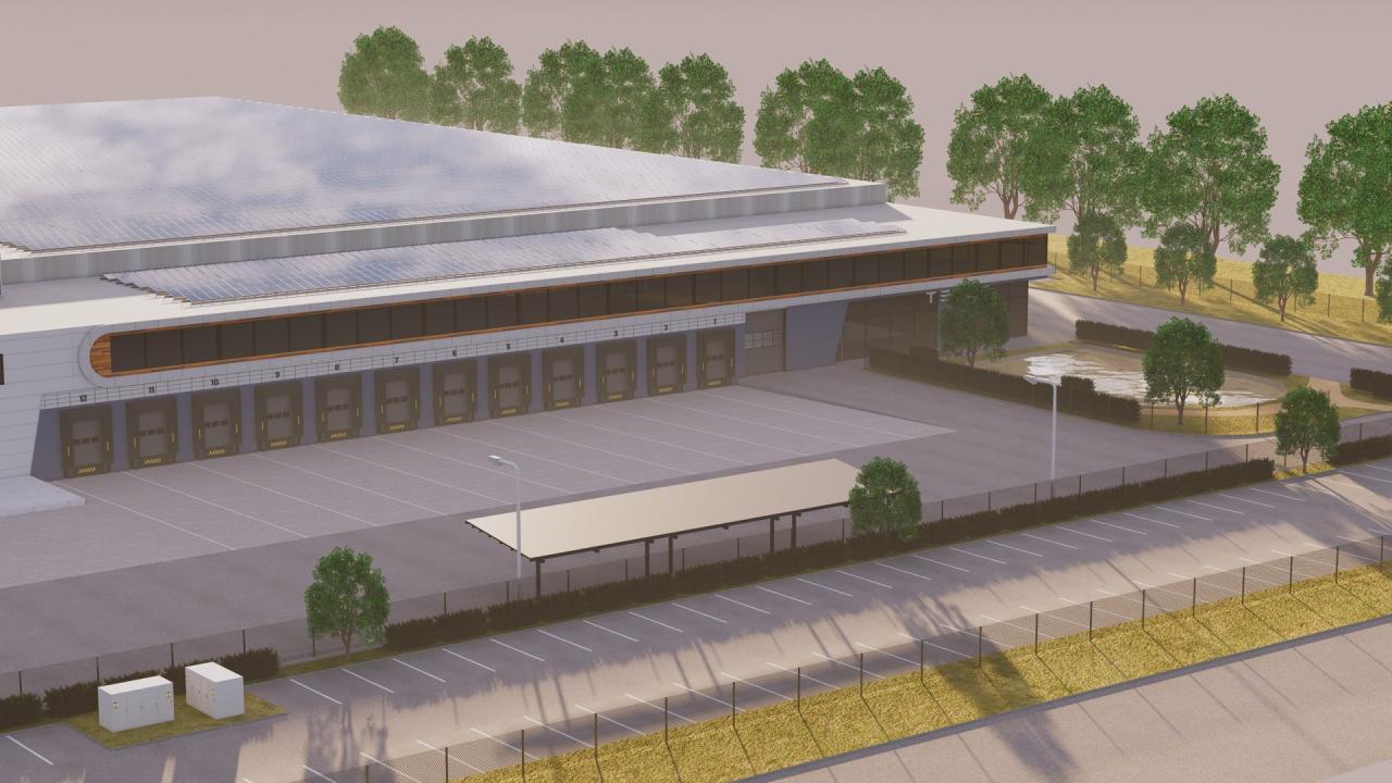 Tesla Giga Factory 3d models
