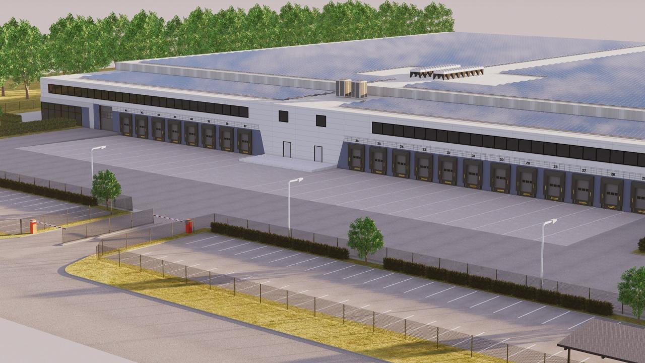 Tesla Giga Factory 3d models