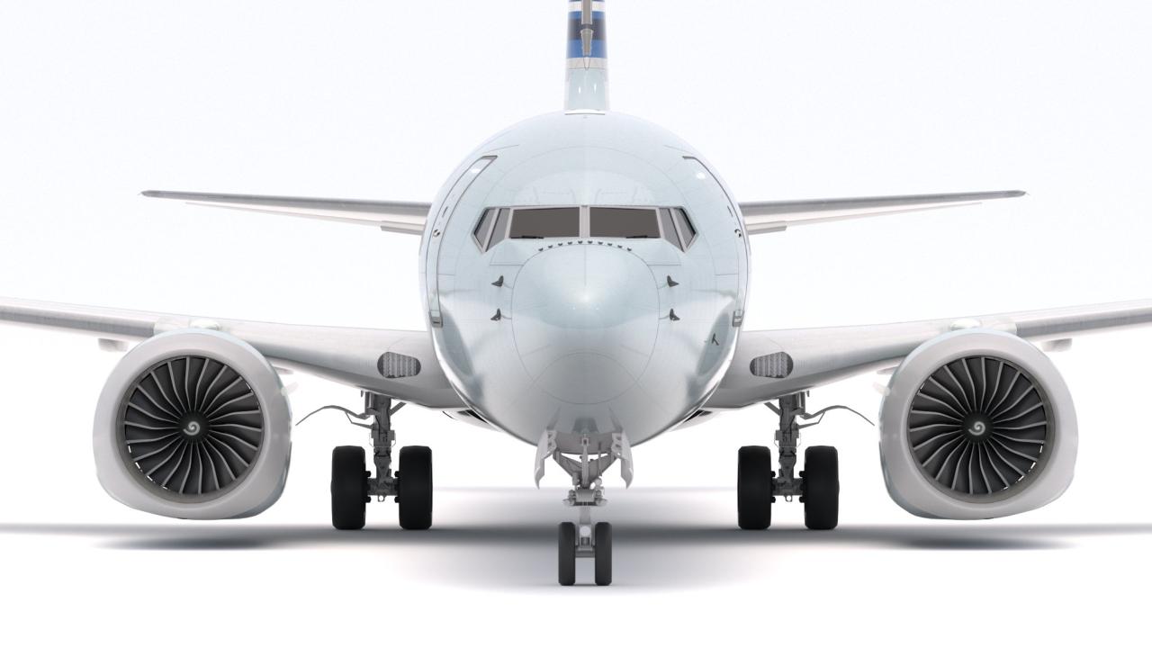 Boeing 737-800 MAX American Airlines 3d models