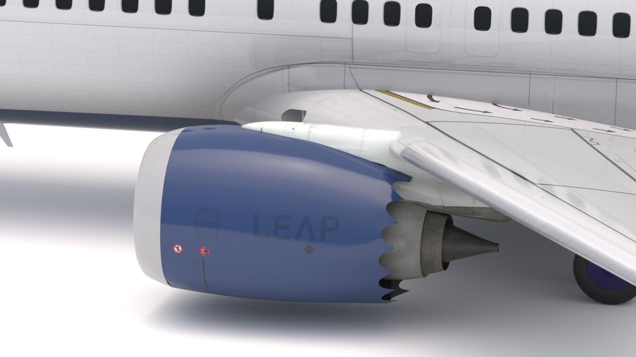Boeing 737-800 MAX Delta Airlines 3d models