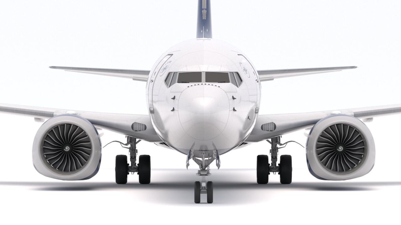 Boeing 737-800 MAX Delta Airlines 3d models