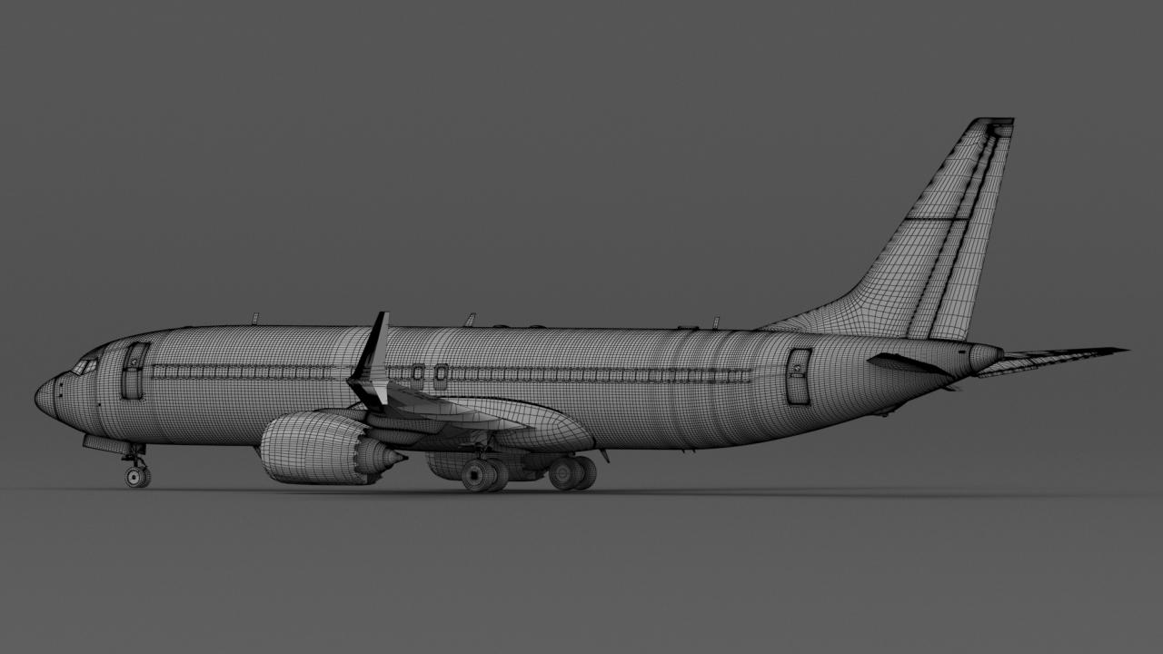 Boeing 737-800 MAX Delta Airlines 3d models