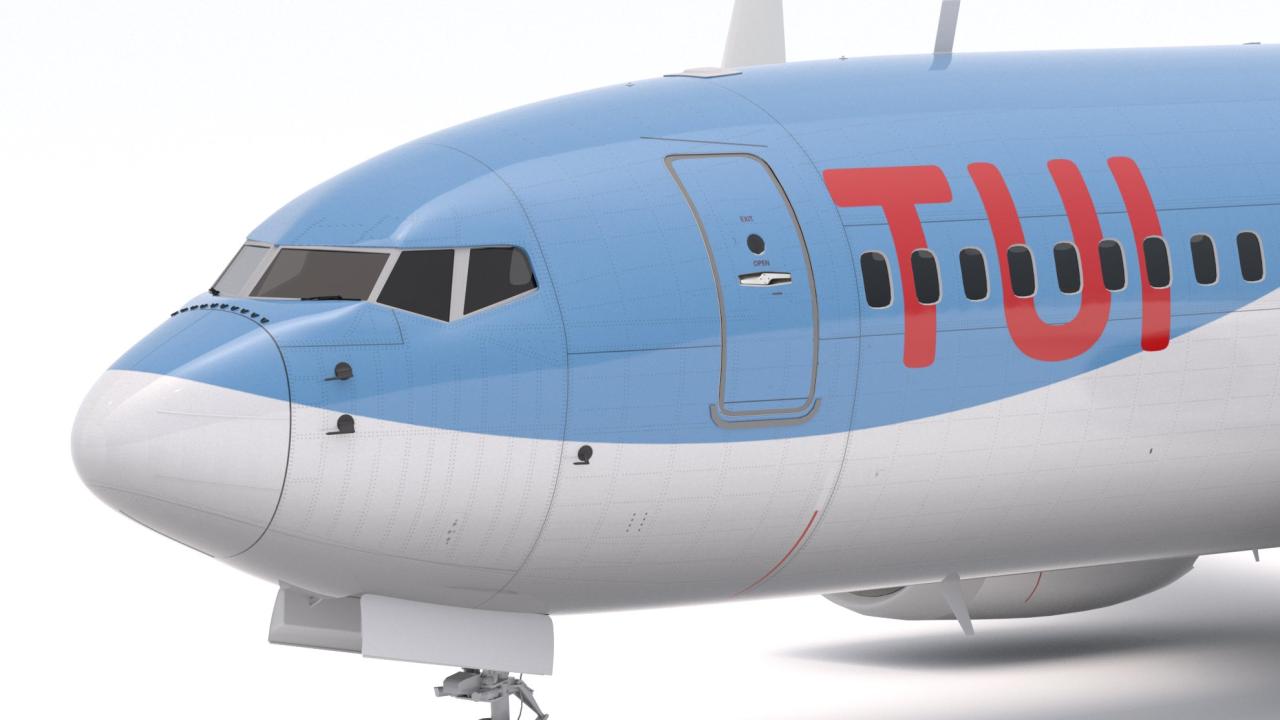Boeing 737-800 MAX Tui Airlines 3d models