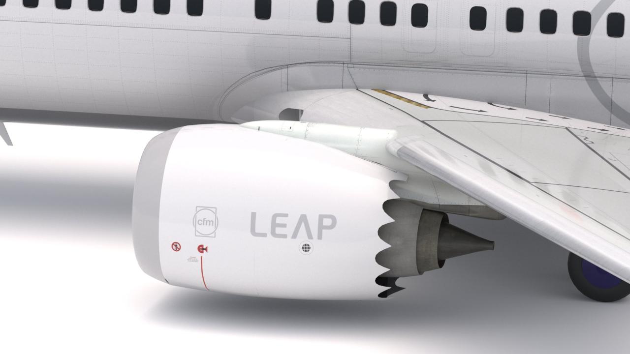 Boeing 737-800 MAX Turkish Airlines 3d models