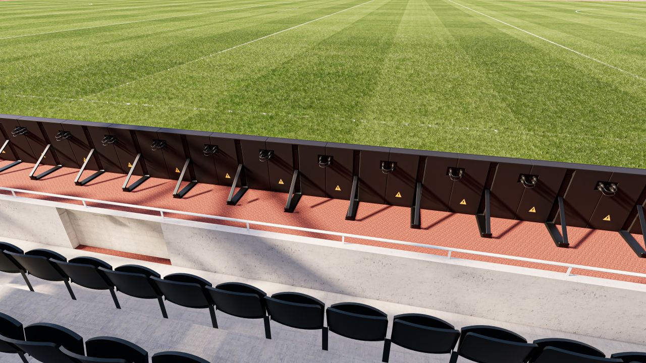 Stadium Led Screen Panel P5 3d models