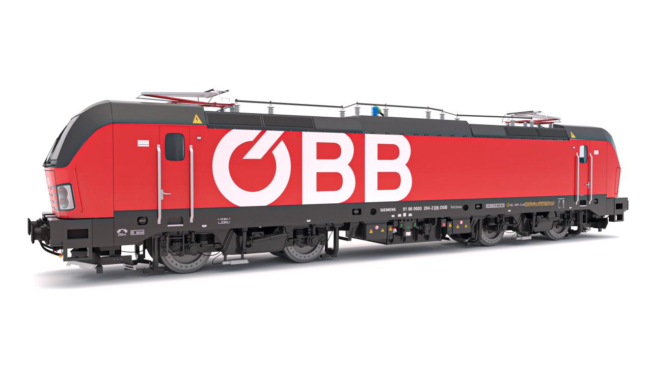 Passenger Train OBB Nightjet Collection 3 3d models