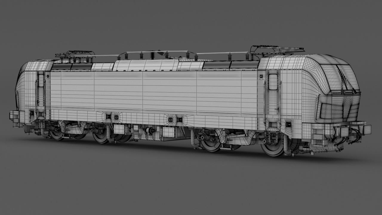 Passenger Train OBB Nightjet Collection 3 3d models