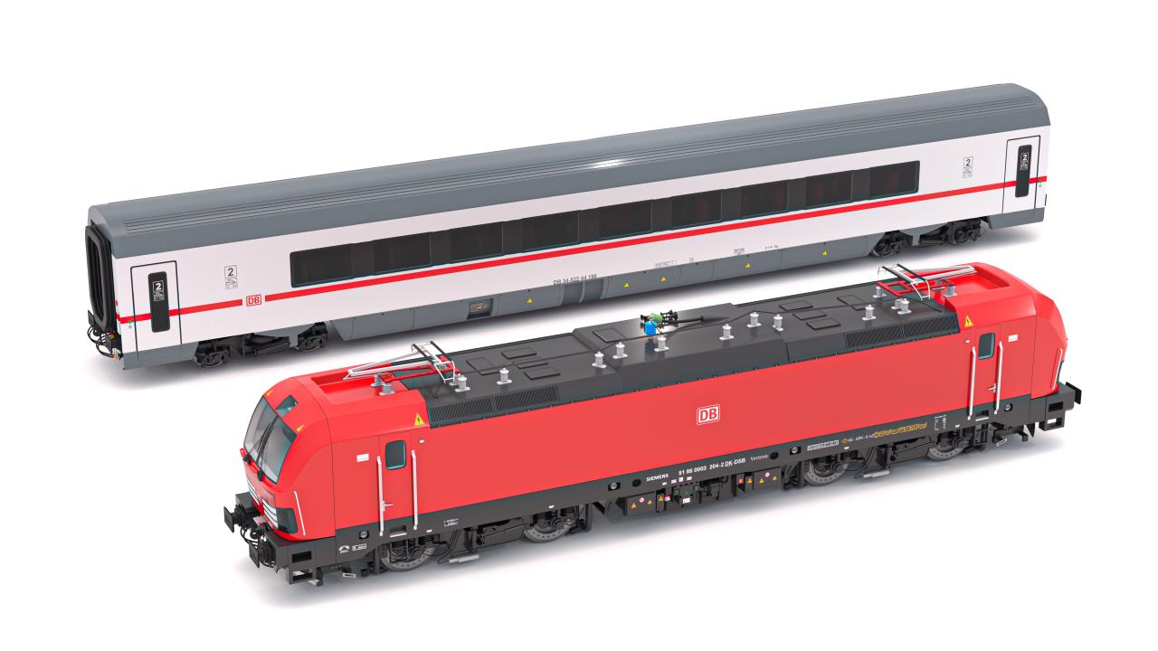 Passenger Train DB Collection 1 3d models