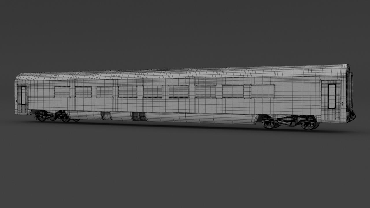 Passenger Train DB Collection 1 3d models