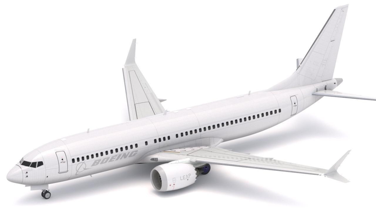 Boeing 737-800 MAX Collection 3d models
