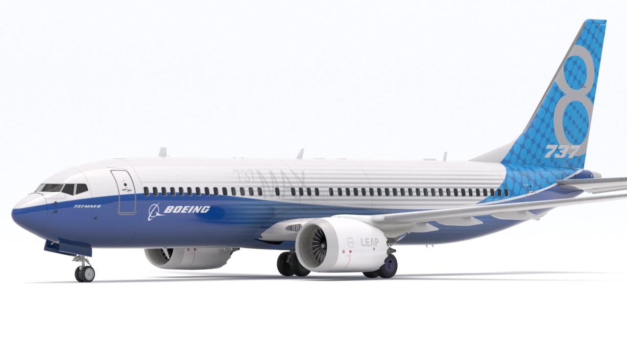 Boeing 737-800 MAX Collection 3d models