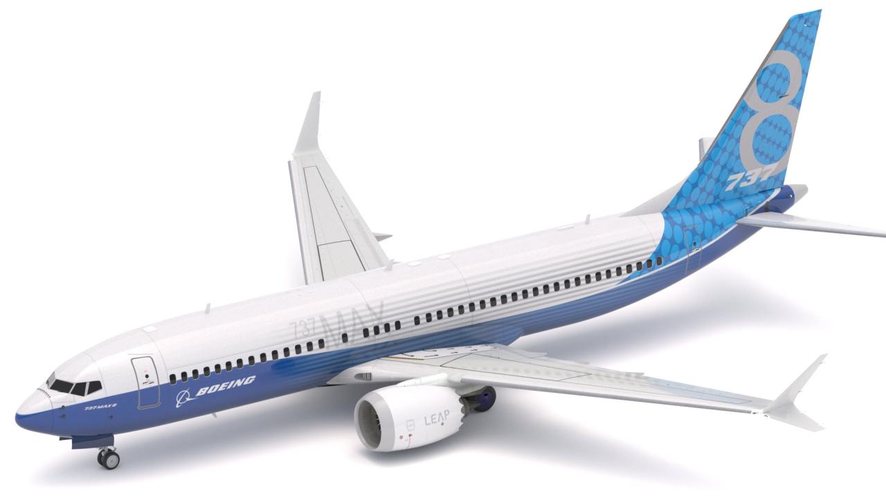 Boeing 737-800 MAX Collection 3d models