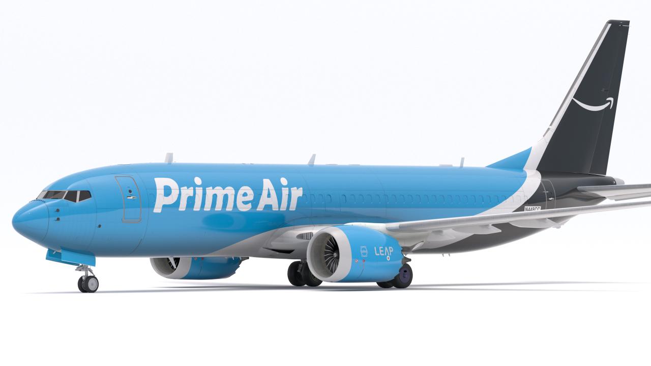 Boeing 737-800 MAX Prime Air Amazon 3d models