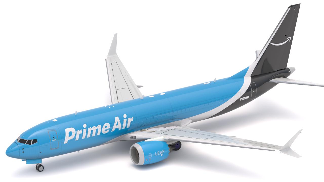 Boeing 737-800 MAX Prime Air Amazon 3d models