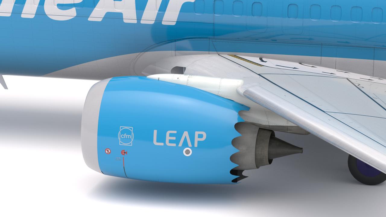 Boeing 737-800 MAX Prime Air Amazon 3d models