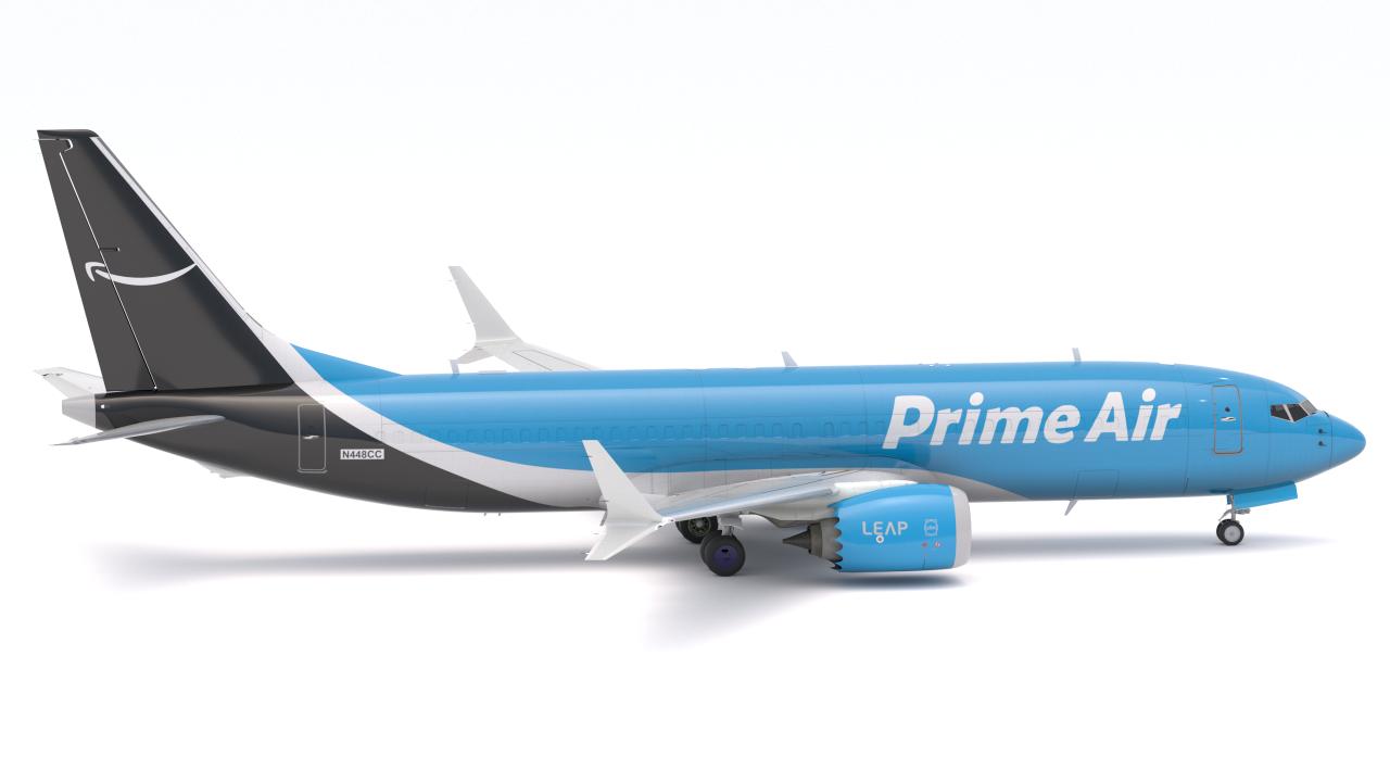 Boeing 737-800 MAX Prime Air Amazon 3d models