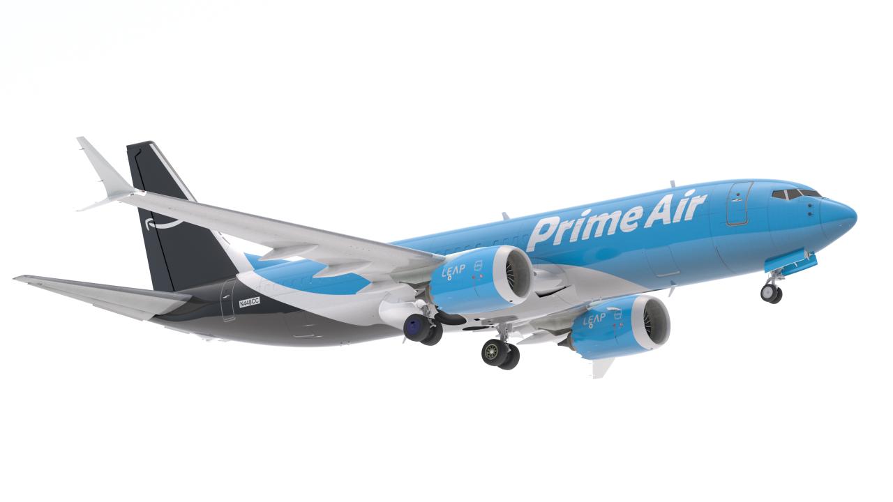 Boeing 737-800 MAX Prime Air Amazon 3d models