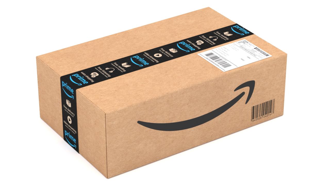 Amazon Prime Delivery Semi Trailer Boeing 737 Collection 3d models