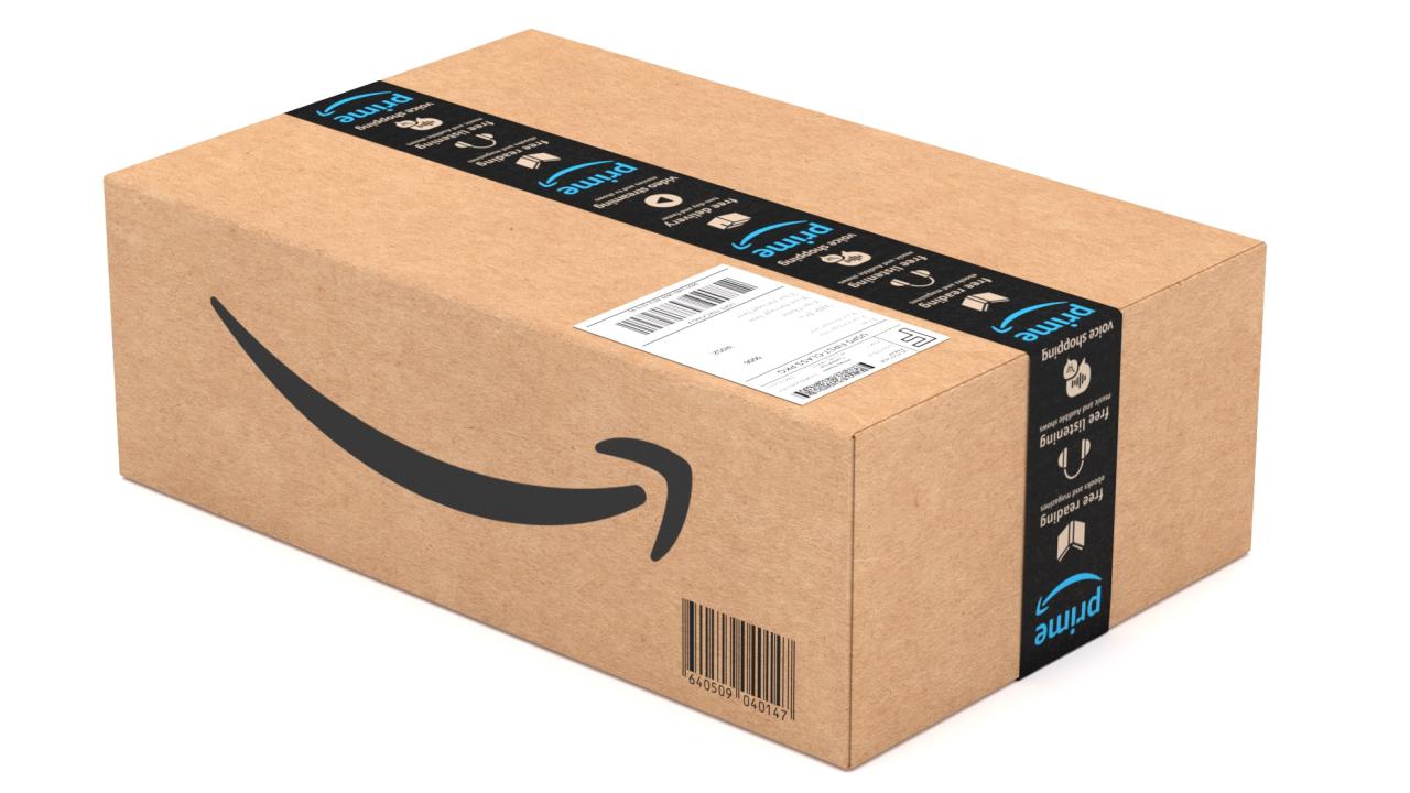Amazon Prime Delivery Semi Trailer Boeing 737 Collection 3d models