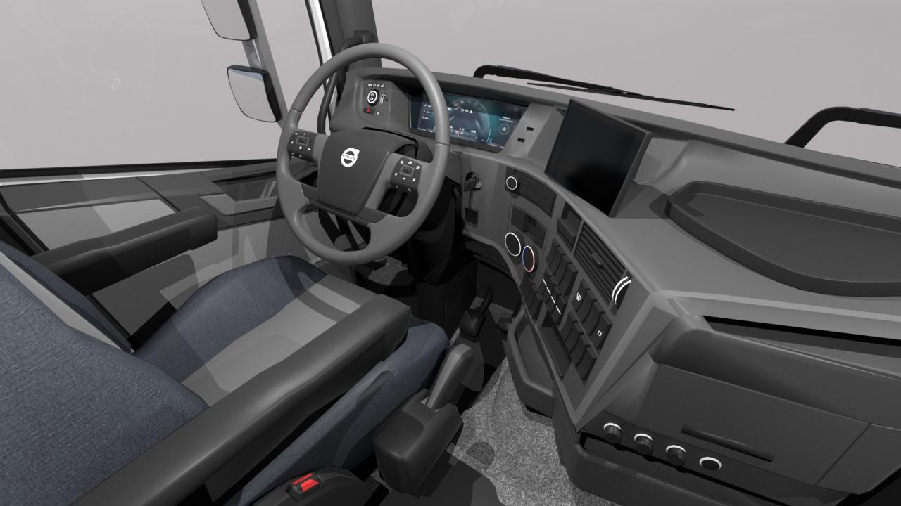 SHELL Volvo fh16 with Fuel Semi Tank Trailer 3d models