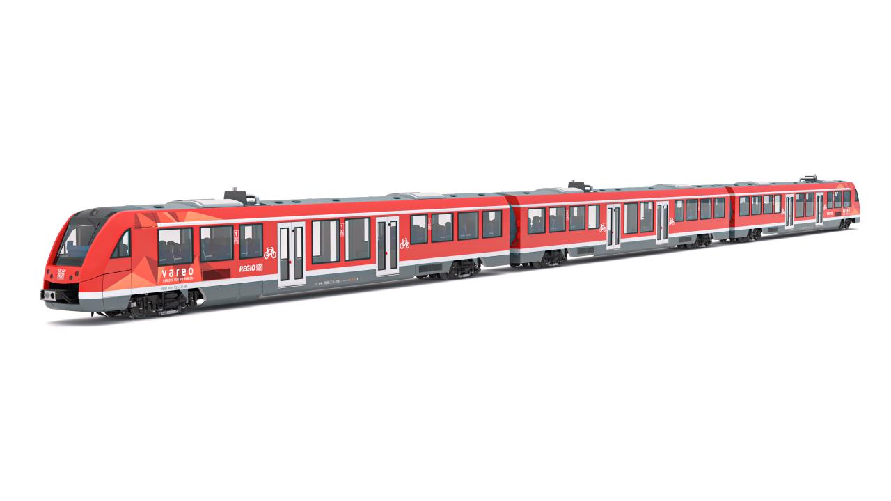 DB Regio Alstom Coradia LINT 81 Train 3d models