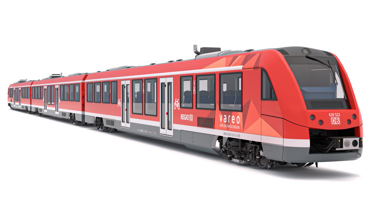 DB Regio Alstom Coradia LINT 81 Train 3d models