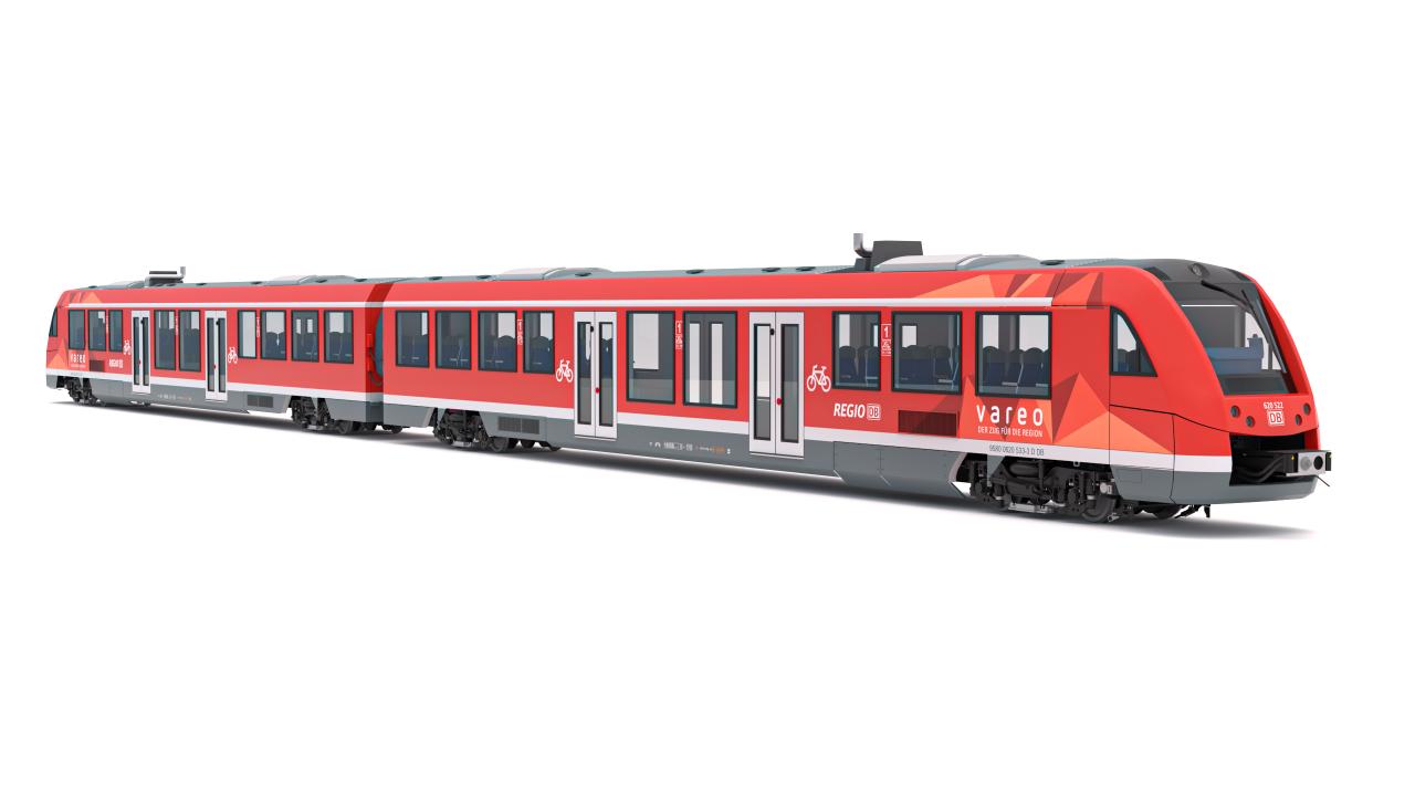 DB Regio Alstom Coradia LINT 54 Train 3d models