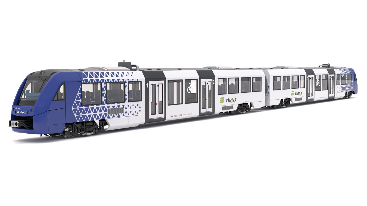 Vlexx Alstom Coradia LINT 54 Train 3d models