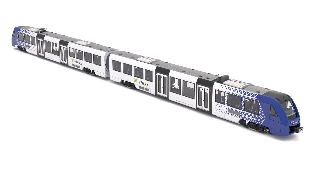 Vlexx Alstom Coradia LINT 54 Train 3d models