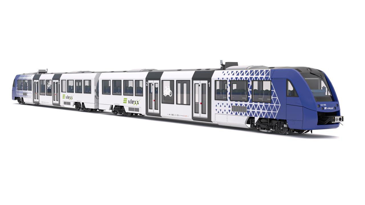Vlexx Alstom Coradia LINT 54 Train 3d models