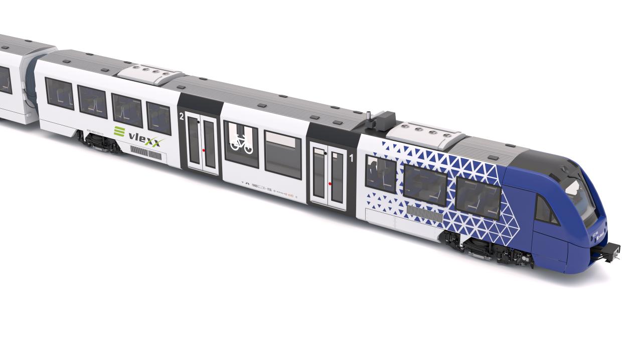 Vlexx Alstom Coradia LINT 54 Train 3d models