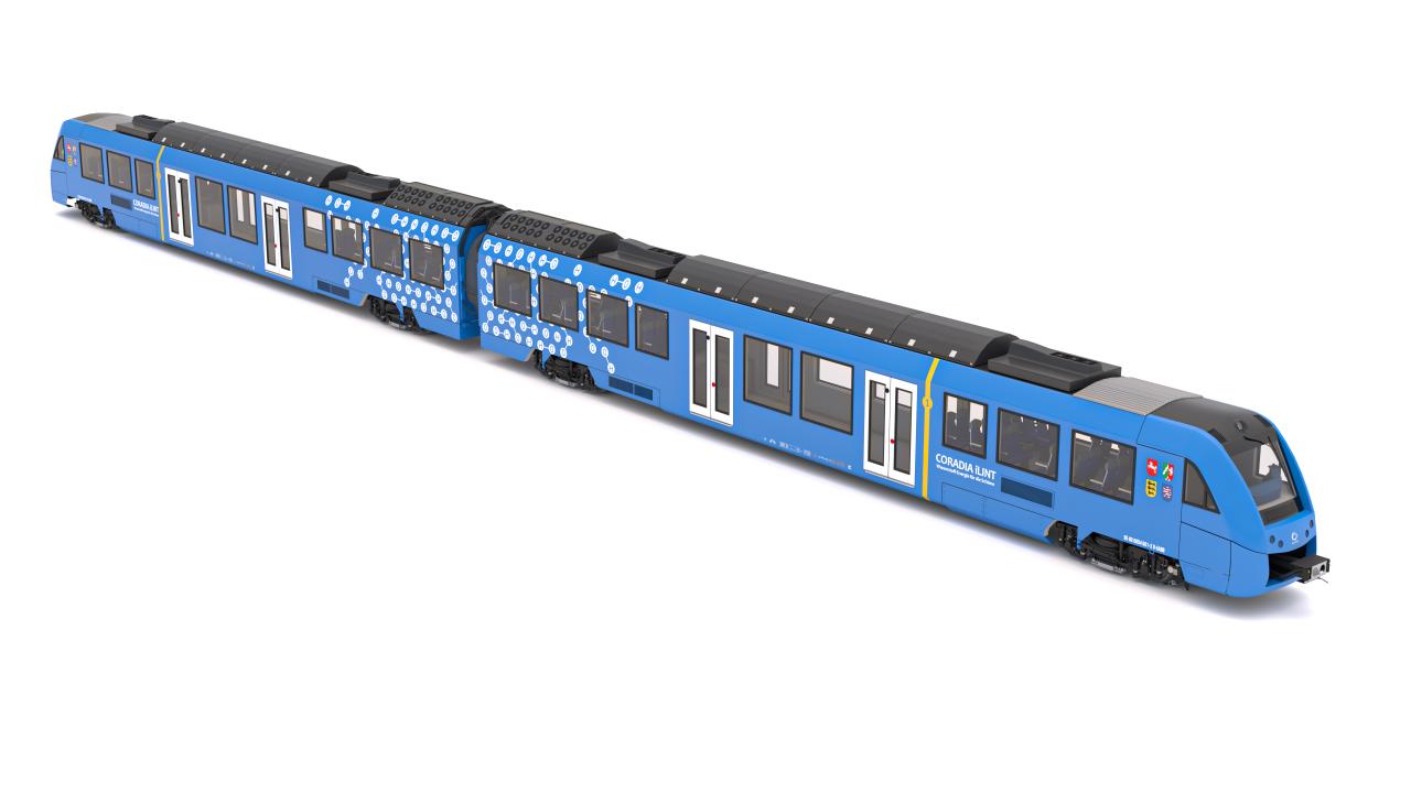 Alstom Coradia iLint 54 Hydrogen Train 3d models