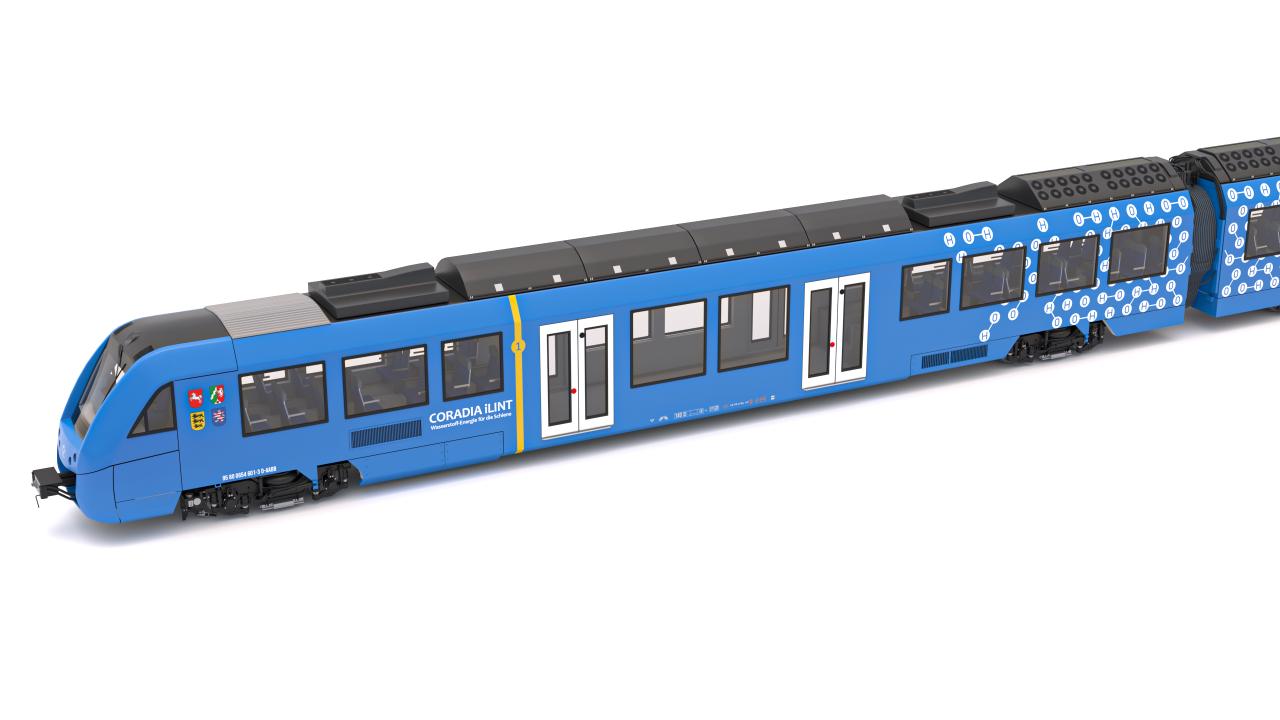 Alstom Coradia iLint 54 Hydrogen Train 3d models
