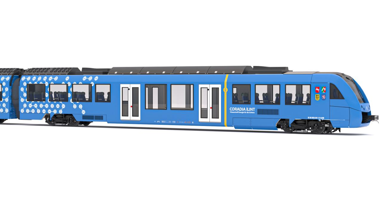 Alstom Coradia iLint 54 Hydrogen Train 3d models