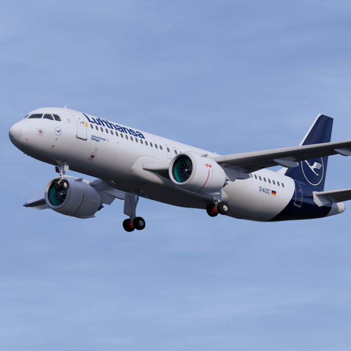 Lufthansa A320 NEO 3d models