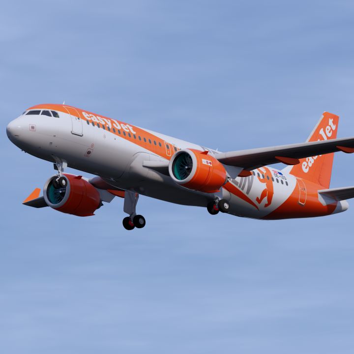 EasyJet A320 Berlin 3d models
