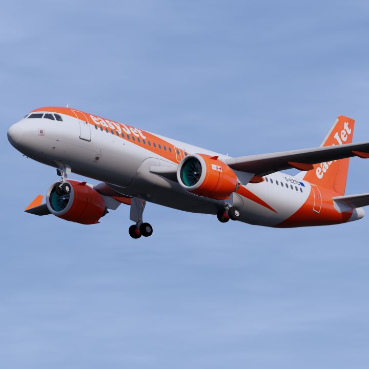 EasyJet A320 3d models